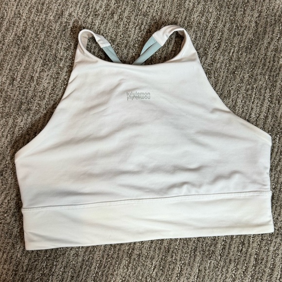 Lululemon Energy Bra Long Line High Neck Size 10 - Picture 5 of 8